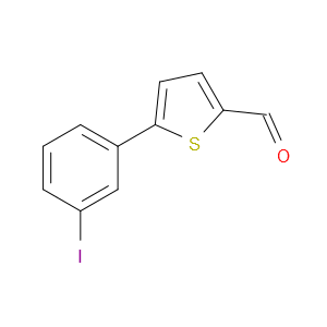 5-(3-Iodophenyl)-2-thiophenecarboxaldehyde
