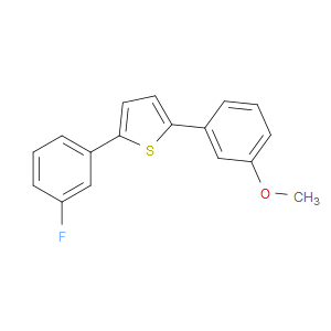 Thiophene, 2-(3-fluorophenyl)-5-(3-methoxyphenyl)-