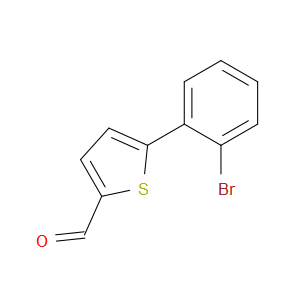 5-(2-Bromophenyl)-2-thiophenecarboxaldehyde