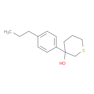 Tetrahydro-3-(4-propylphenyl)-2H-thiopyran-3-ol