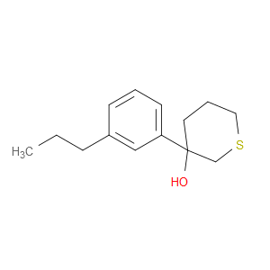 Tetrahydro-3-(3-propylphenyl)-2H-thiopyran-3-ol