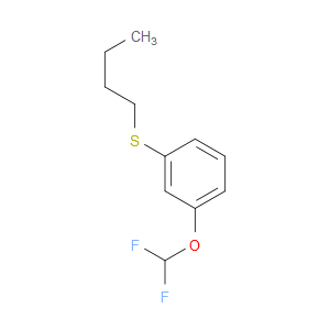 butyl(3-(difluoromethoxy)phenyl)sulfane