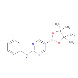 N-phenyl-5-(4,4,5,5-tetramethyl-1,3,2-dioxaborolan-2-yl)pyrimidin-2-amine
