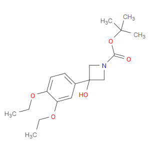 tert-butyl 3-(3,4-diethoxyphenyl)-3-hydroxyazetidine-1-carboxylate