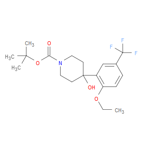 tert-butyl 4-(2-ethoxy-5-(trifluoromethyl)phenyl)-4-hydroxypiperidine-1-carboxylate