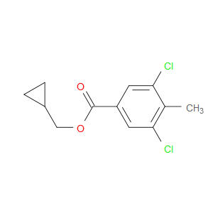 cyclopropylmethyl 3,5-dichloro-4-methylbenzoate