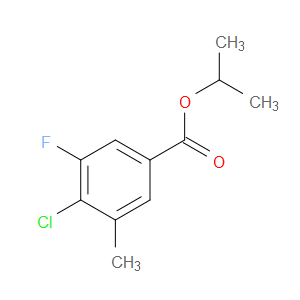 isopropyl 4-chloro-3-fluoro-5-methylbenzoate