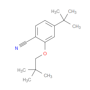 4-(1,1-Dimethylethyl)-2-(2,2-dimethylpropoxy)benzonitrile
