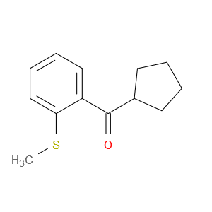cyclopentyl(2-(methylthio)phenyl)methanone