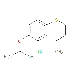 butyl(3-chloro-4-isopropoxyphenyl)sulfane