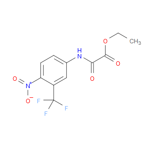 ethyl 2-((4-nitro-3-(trifluoromethyl)phenyl)amino)-2-oxoacetate