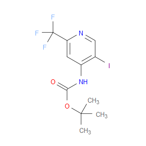 tert-Butyl (5-iodo-2-(trifluoromethyl)pyridin-4-yl)carbamate