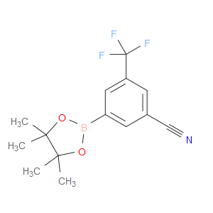 3-(4,4,5,5-Tetramethyl-1,3,2-dioxaborolan-2-yl)-5-(trifluoromethyl)benzonitrile