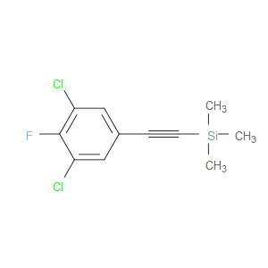 ((3,5-dichloro-4-fluorophenyl)ethynyl)trimethylsilane