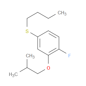 butyl(4-fluoro-3-isobutoxyphenyl)sulfane