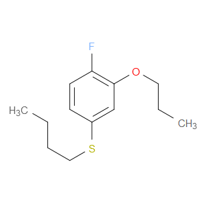 butyl(4-fluoro-3-propoxyphenyl)sulfane