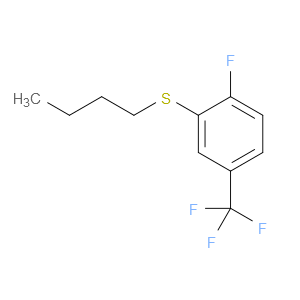 butyl(2-fluoro-5-(trifluoromethyl)phenyl)sulfane