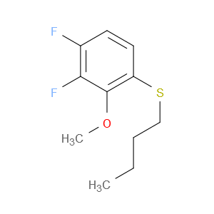 butyl(3,4-difluoro-2-methoxyphenyl)sulfane