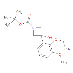 tert-butyl 3-(2-ethoxy-3-methoxyphenyl)-3-hydroxyazetidine-1-carboxylate
