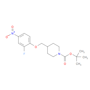 tert-butyl 4-((2-fluoro-4-nitrophenoxy)methyl)piperidine-1-carboxylate