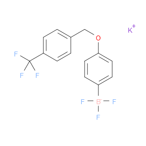 potassium trifluoro(4-((4-(trifluoromethyl)benzyl)oxy)phenyl)borate