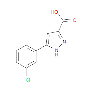 5-(3-Chlorophenyl)-1H-pyrazole-3-carboxylic acid