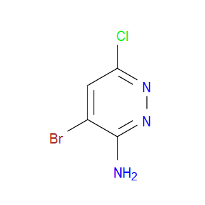3-Amino-4-bromo-6-chloropyridazine