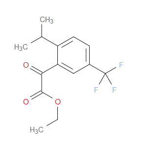 ethyl 2-(2-isopropyl-5-(trifluoromethyl)phenyl)-2-oxoacetate