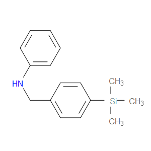 N-Phenyl-4-(trimethylsilyl)benzenemethanamine