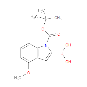 1H-Indole-1-carboxylic acid, 2-borono-4-methoxy-, 1-(1,1-dimethylethyl) ester