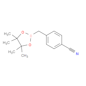 4-((4,4,5,5-Tetramethyl-1,3,2-dioxaborolan-2-yl)methyl)benzonitrile