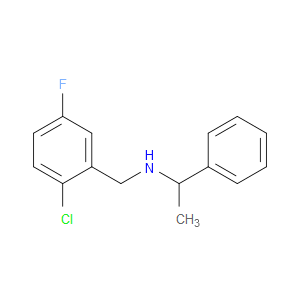 Benzenemethanamine, 2-chloro-5-fluoro-N-(1-phenylethyl)-