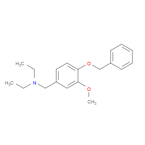 N,N-Diethyl-3-methoxy-4-(phenylmethoxy)benzenemethanamine