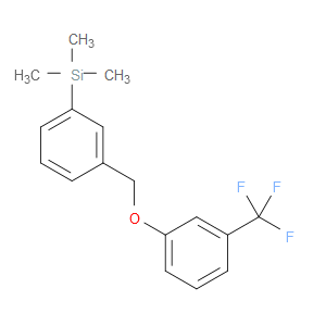trimethyl(3-((3-(trifluoromethyl)phenoxy)methyl)phenyl)silane