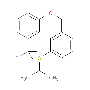 isopropyl(3-((3-(trifluoromethyl)phenoxy)methyl)phenyl)sulfane