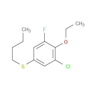 butyl(3-chloro-4-ethoxy-5-fluorophenyl)sulfane