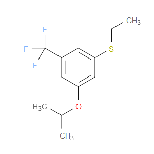 ethyl(3-isopropoxy-5-(trifluoromethyl)phenyl)sulfane