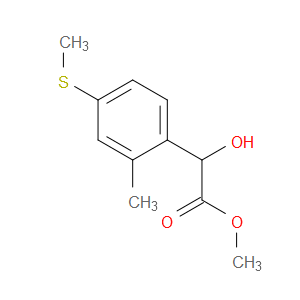Methyl α-hydroxy-2-methyl-4-(methylthio)benzeneacetate