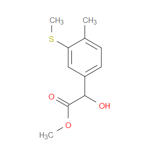Methyl α-hydroxy-4-methyl-3-(methylthio)benzeneacetate