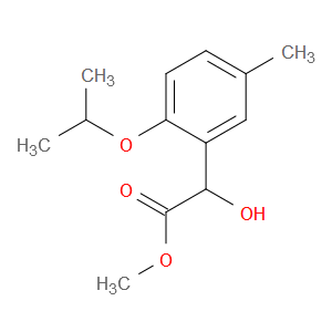 Methyl α-hydroxy-5-methyl-2-(1-methylethoxy)benzeneacetate