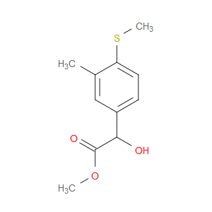 Methyl α-hydroxy-3-methyl-4-(methylthio)benzeneacetate