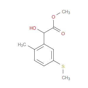 Methyl α-hydroxy-2-methyl-5-(methylthio)benzeneacetate