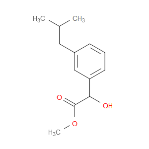 Methyl α-hydroxy-3-(2-methylpropyl)benzeneacetate
