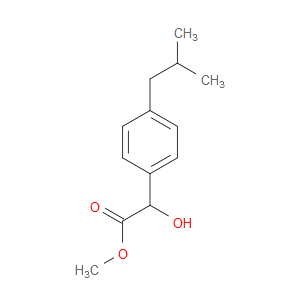 Methyl α-hydroxy-4-(2-methylpropyl)benzeneacetate