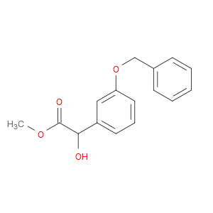 Methyl α-hydroxy-3-(phenylmethoxy)benzeneacetate