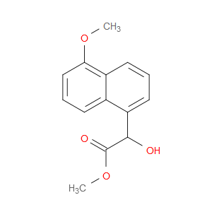 Methyl α-hydroxy-5-methoxy-1-naphthaleneacetate