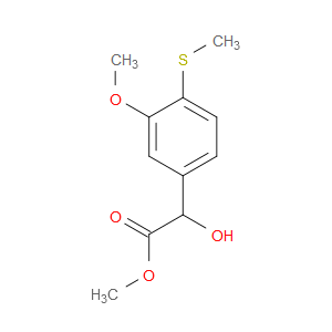 Methyl α-hydroxy-3-methoxy-4-(methylthio)benzeneacetate