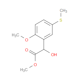 Methyl α-hydroxy-2-methoxy-5-(methylthio)benzeneacetate