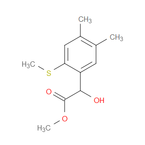 Methyl α-hydroxy-4,5-dimethyl-2-(methylthio)benzeneacetate