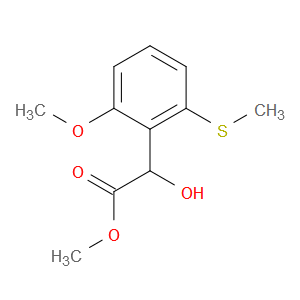 Methyl α-hydroxy-2-methoxy-6-(methylthio)benzeneacetate